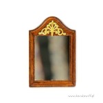 Lustro w drewnianej ramie