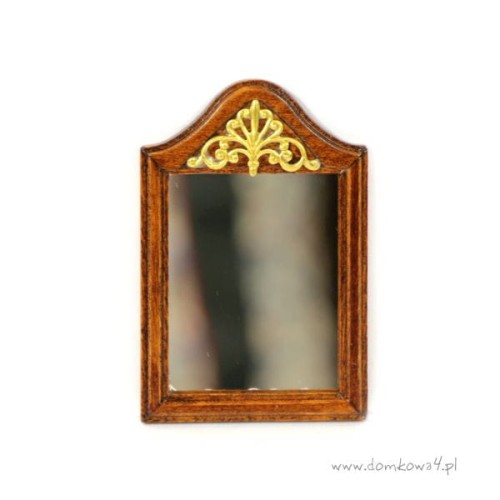 Lustro w drewnianej ramie   Z/V/C3037