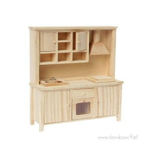 Miniaturowe meble kuchenne surowe
