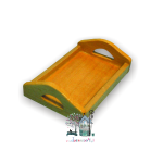 Miniaturowa taca drewniana