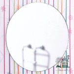 Miniaturowe lustro okrągłe śr. 9 cm