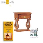 Miniaturowy stolik "Biedermeier" DIY
