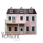 Domek "Vermont" różowy