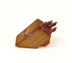 Miniaturowy zestaw noży w stojaku