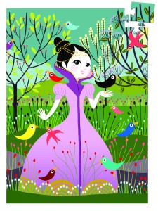 Puzzle DJECO MINI "Królewna Elvira" 60 elementów