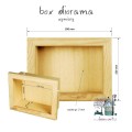 BOX diorama - gł. 9,5 cm Z/CR/4010