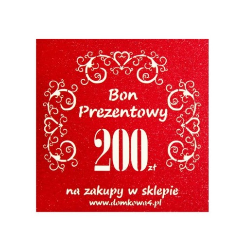 Bon Prezentowy 200 zł   L/B200