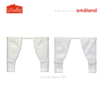 LUNDBY Zasłonki białe